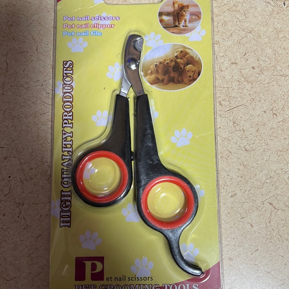 New in package pet nail scissors. New never opened never used
